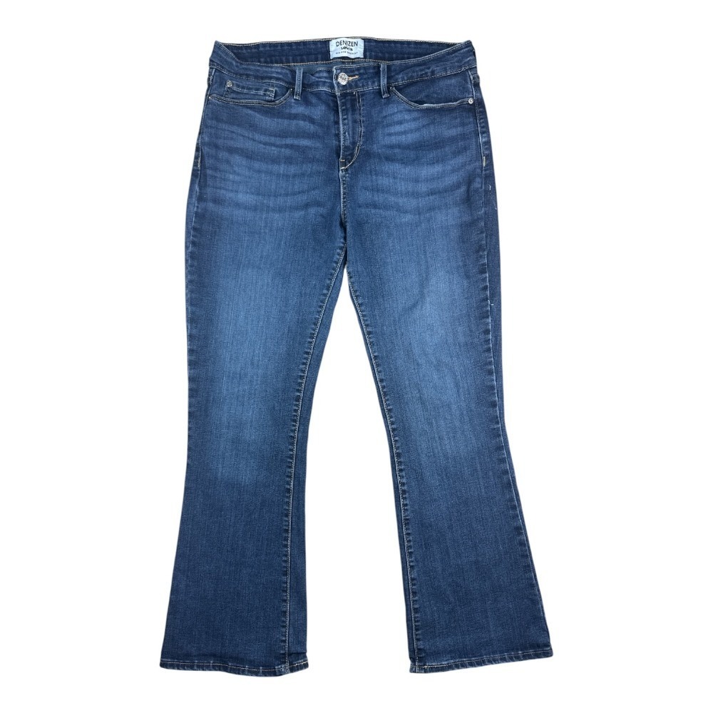Denizen Levi's Womens Mid Rise Bootcut Jeans Dark Wash Blue Size 14M 32x26.5